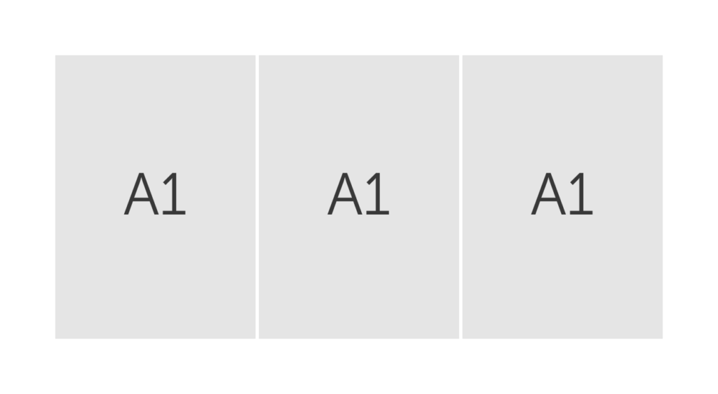 3 x DIN A1